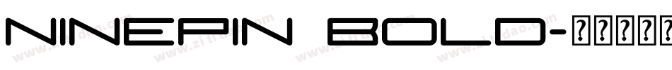 Ninepin Bold字体转换